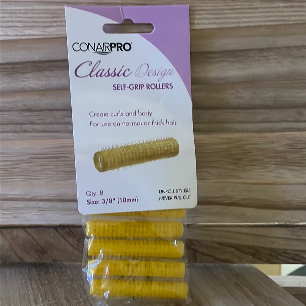 ConairPro Classic Design Self-Grip Rollers - Yellow